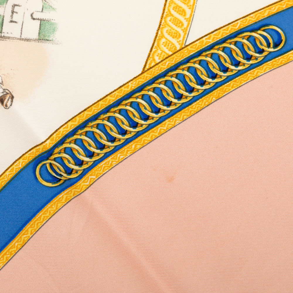 Pre-Loved Hermes Ecole Francaise d Equitation Silk Scarf 90 - Picture 5 of 8